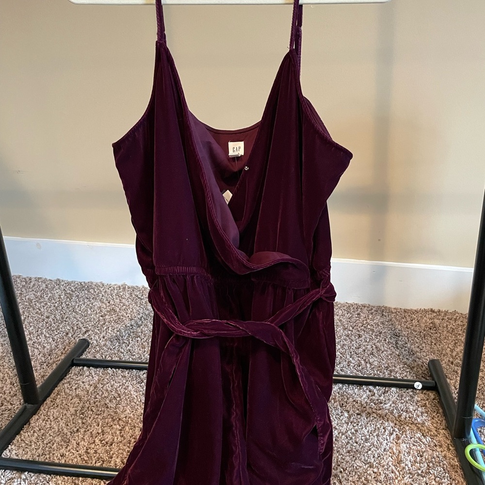 NWTS Gap Velvet Jumpsuit